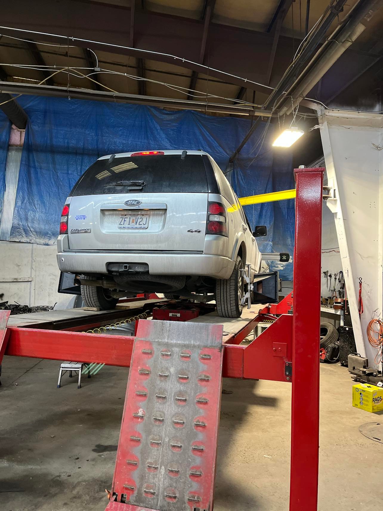 Wheel alignment service in Kansas City